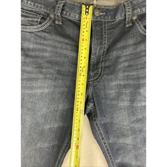 NWT Silver Jeans Men’s Size 40x32 Zac Relaxed Fit Straight Leg Dark Wash NEW - Picture 8 of 13